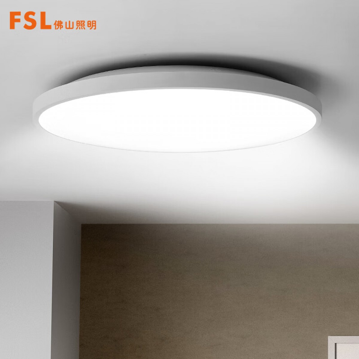 FSL佛山照明吸顶灯LED卧室灯阳台过道灯具三防单色白光灯饰12W皓睿白 单位：个