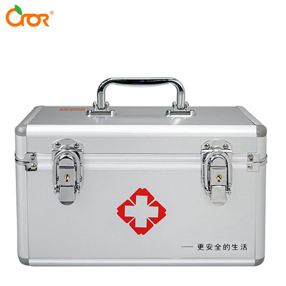 科洛（CROR）ZE-L-007A 中型综合急救箱应急套装工厂企业学校医疗箱铝合金医药箱 可定制 单位：个