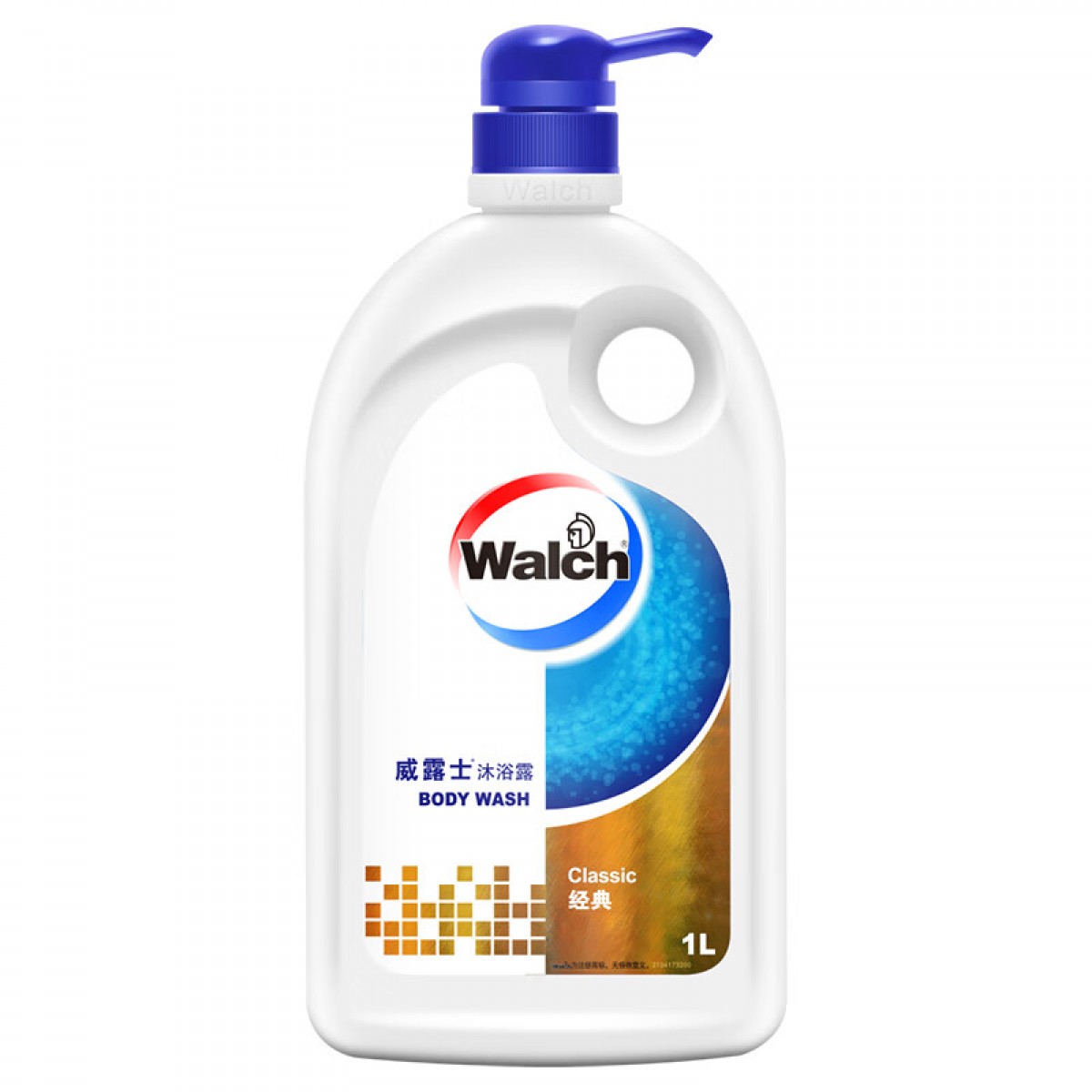 威露士（Walch）经典款沐浴露1L大瓶家庭装 保湿沐浴乳液洗澡清洁男女士通用洗护 单位：瓶