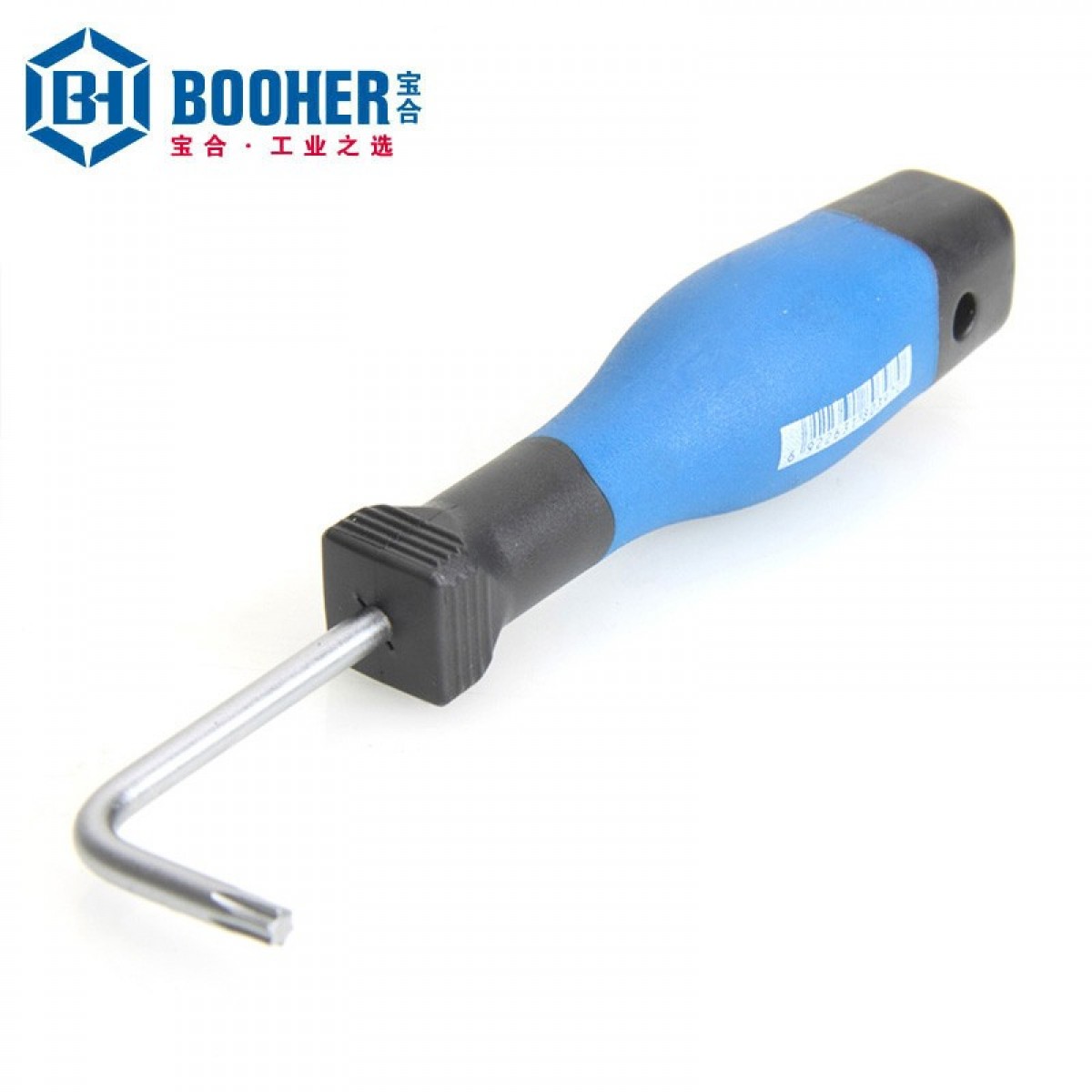 Booher宝合工具 双色柄L型花型螺丝批T10x35~T40x60mm多规格可选 BH1934102 T10x35mm 单位：把