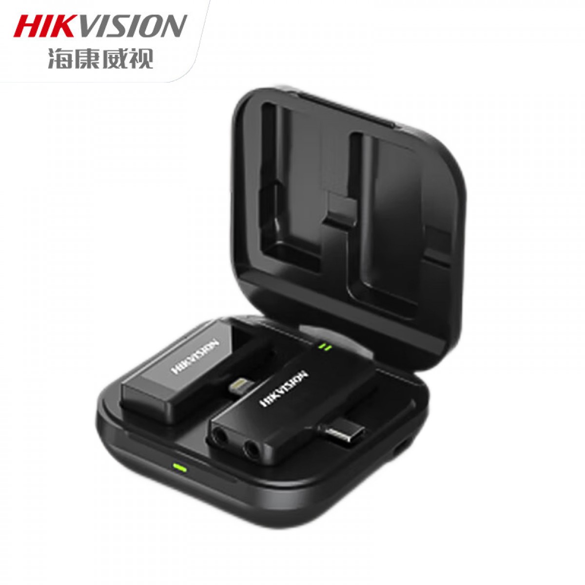 海康威视 HIKVISION无线领夹麦克风一拖一话筒(带充电仓)小蜜蜂蓝牙短视频直播iOS安卓即插即用12小时续航UM3 单位：个