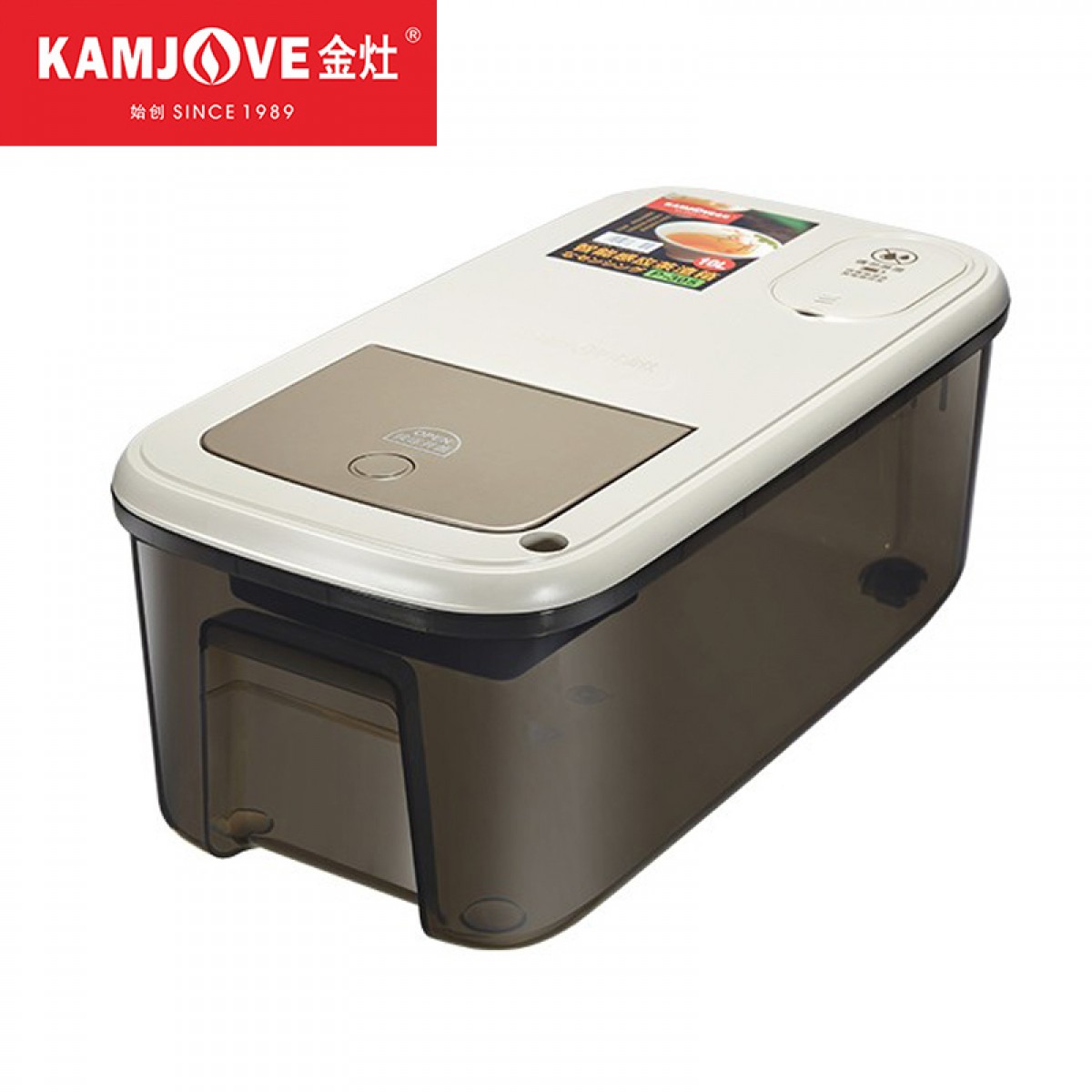 金灶（KAMJOVE） 茶水桶茶道配件茶渣桶排水桶 智能语音提示水位 茶具配件 P-305【10L】 单位：个
