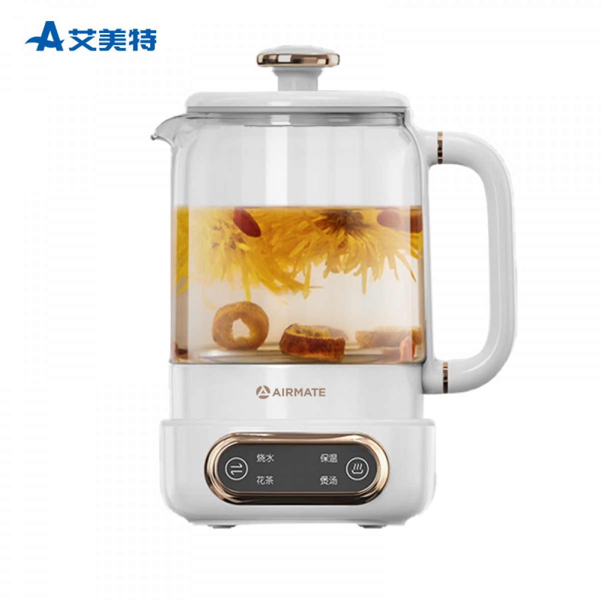艾美特（AIRMATE）简约派养生壶电水壶办公室便携水壶 CS0608 容量 0.8L 单位：个
