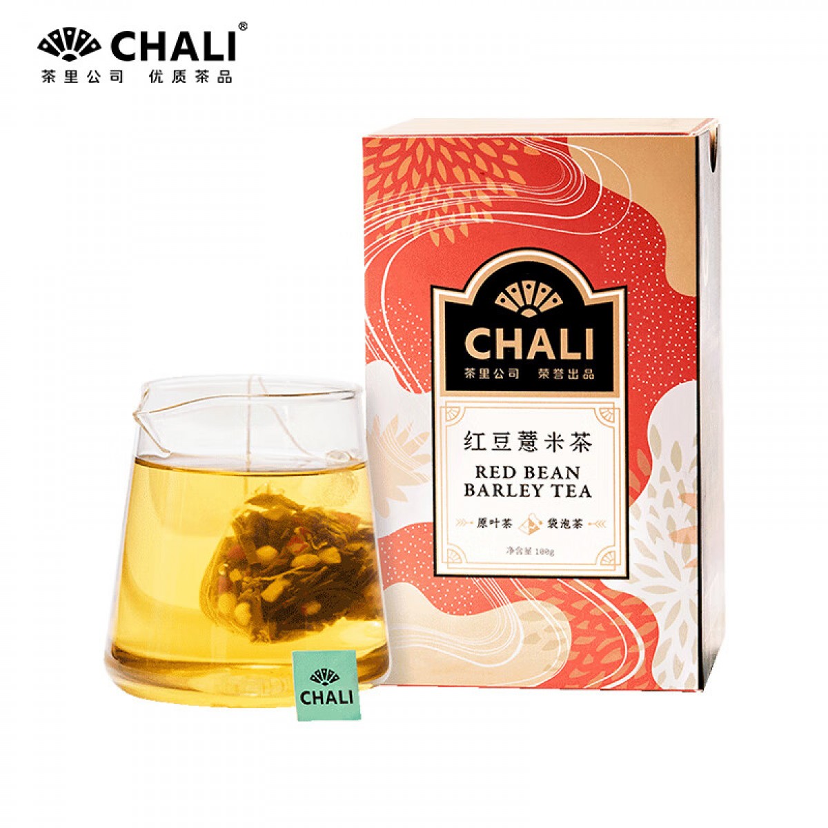 CHALI茶里公司 茶叶 养生茶 红豆薏米茶90g茶包袋泡茶薏仁茶 18包/盒  单位：盒