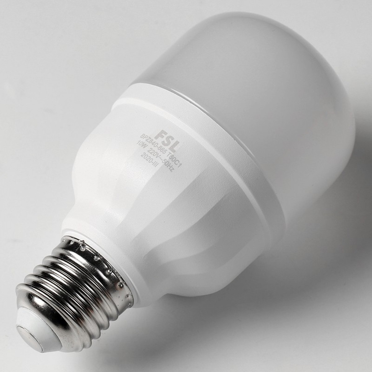 FSL佛山照明led灯泡 节能灯泡螺口光源E27 日光色10W柱形6500K 单位：个