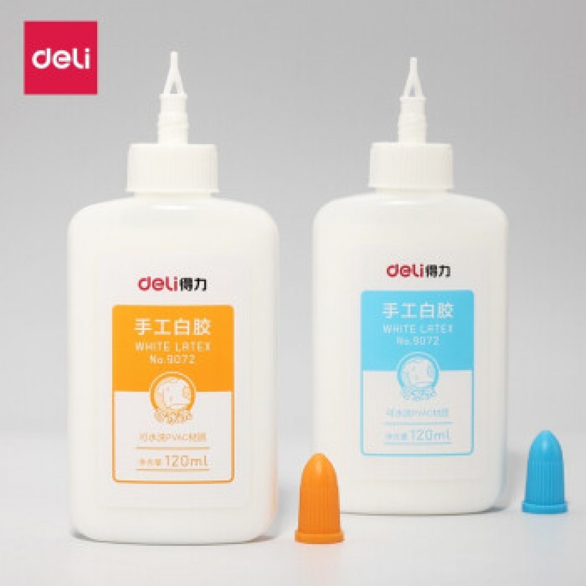 得力 9072 手工白乳胶水 120ml 单位：瓶