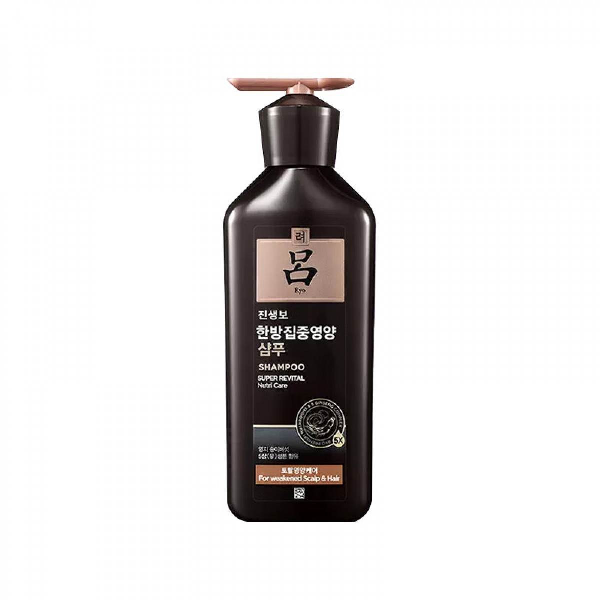吕 Ryo黑吕洗发水奢养头皮滋养强韧灵芝松茸洗头膏400ml 单位：瓶