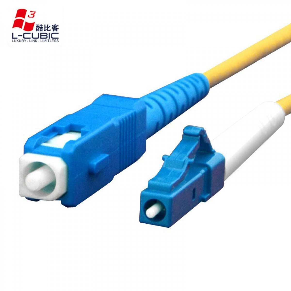 酷比客（L-CUBIC） 光纤跳线 单模单芯 光纤 LC-SC 15米  单位：根