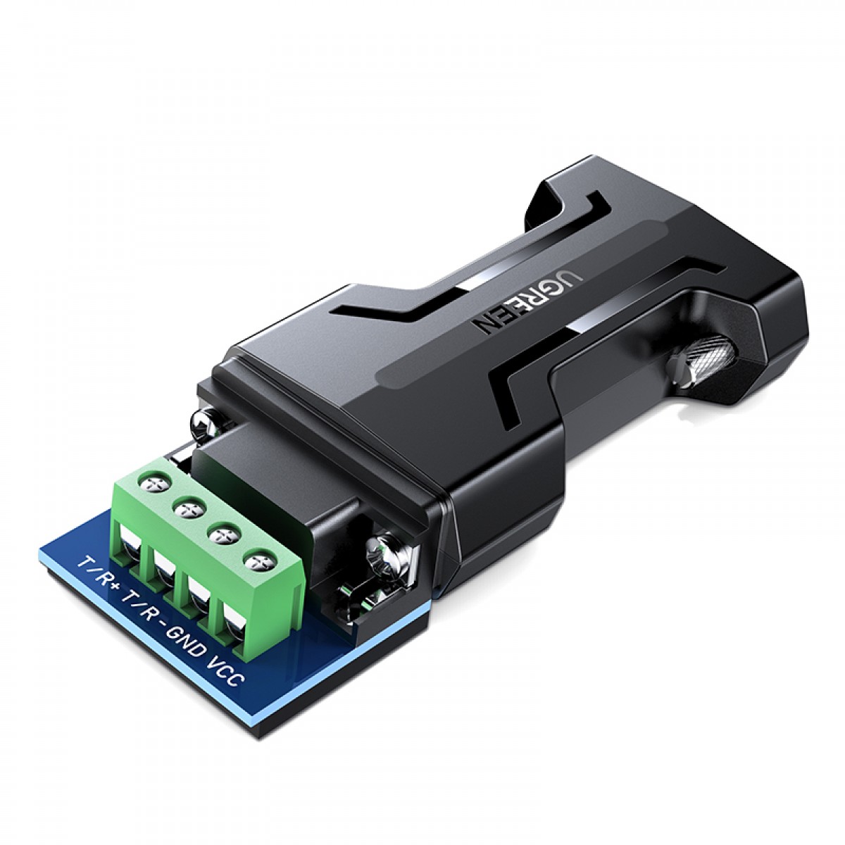 绿联（UGREEN）RS232转RS485转换器 工程级串口通信协议转换器 485转232双向互转 防雷防浪涌型70613 单位：个