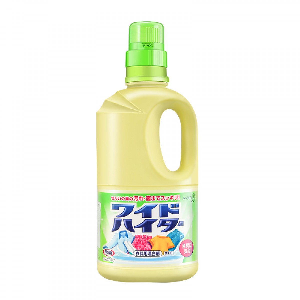 花王（KAO）漂白剂彩色衣物通用漂白还原活氧去渍去黄彩漂液 1000ml/瓶  单位：瓶