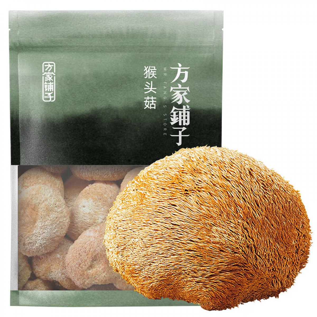 方家铺子 猴头菇158g 山珍菌菇炖汤煲汤火锅食材 单位：包