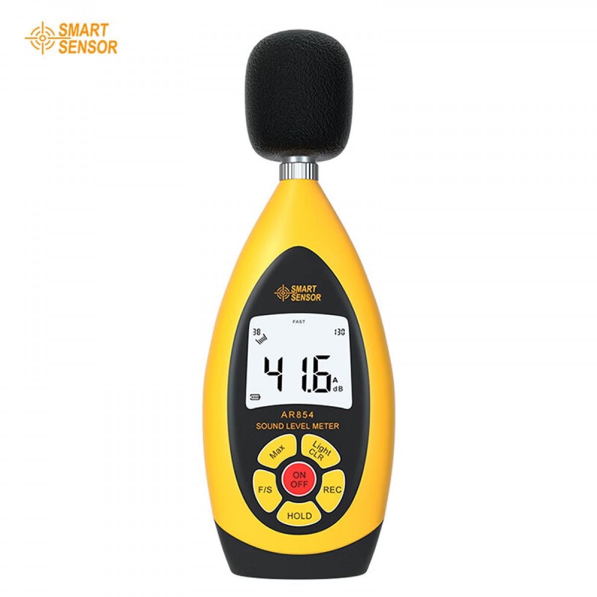 希玛 AR854 噪音计 分贝仪 高精度声级计 工业专业级检测噪声测试仪 AR-854（USB传输功能） 单位：个
