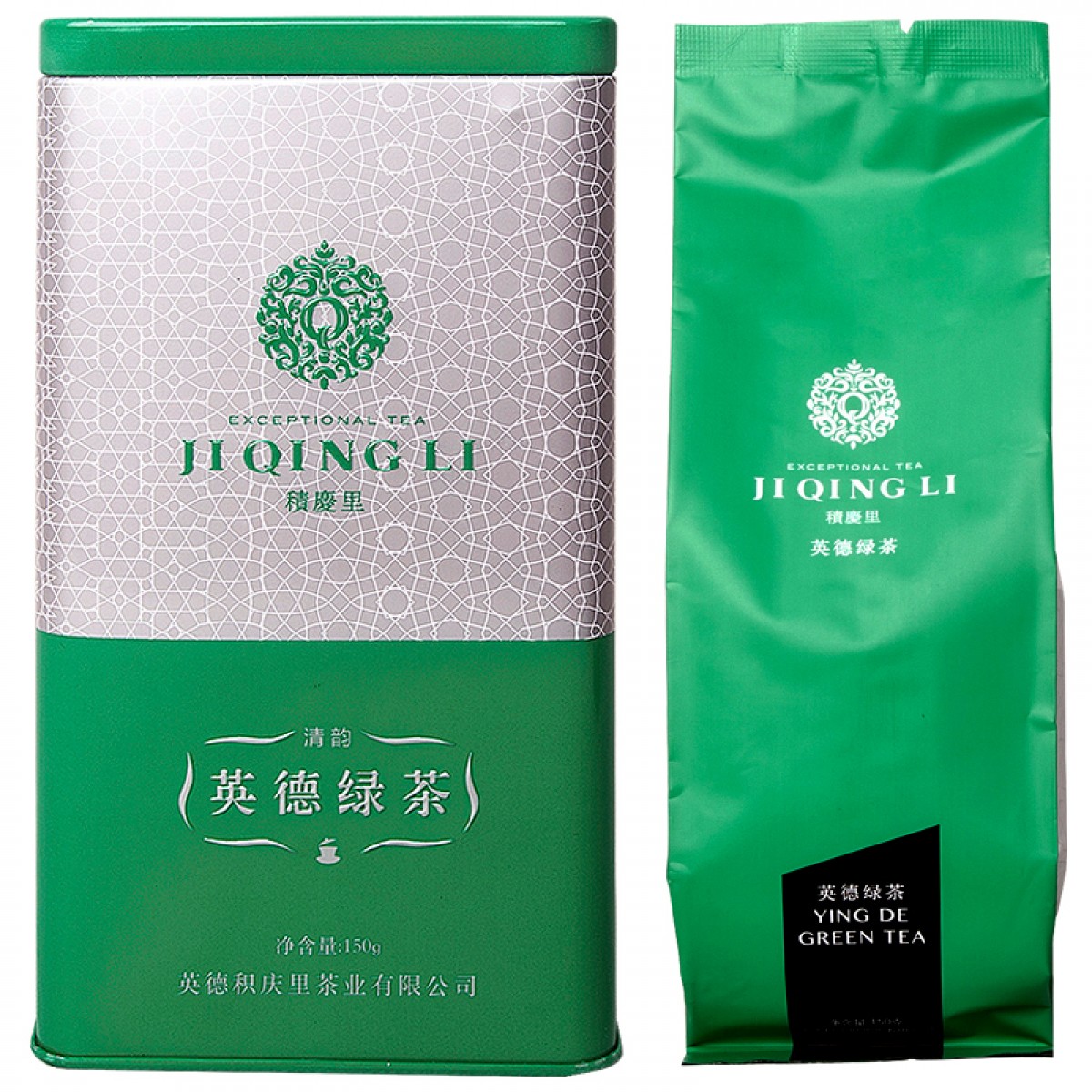 积庆里 茶叶英德绿茶罐装清韵150克 单位：罐