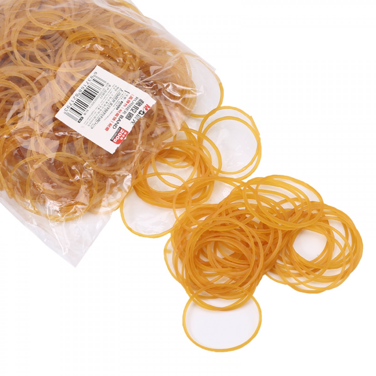 晨光(M&G)文具200g弹力橡皮筋 办公耐用橡胶圈 扎捆牛皮筋实用橡皮圈 办公用品 ASC99386 单位：包