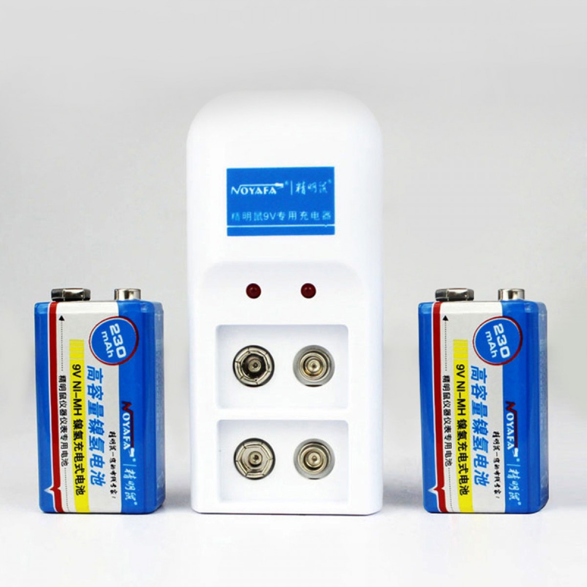精明鼠 （NOYAFA） NF-009 充电电池寻线仪万用表专用9V电池 套装套装 带充电器 单位：个