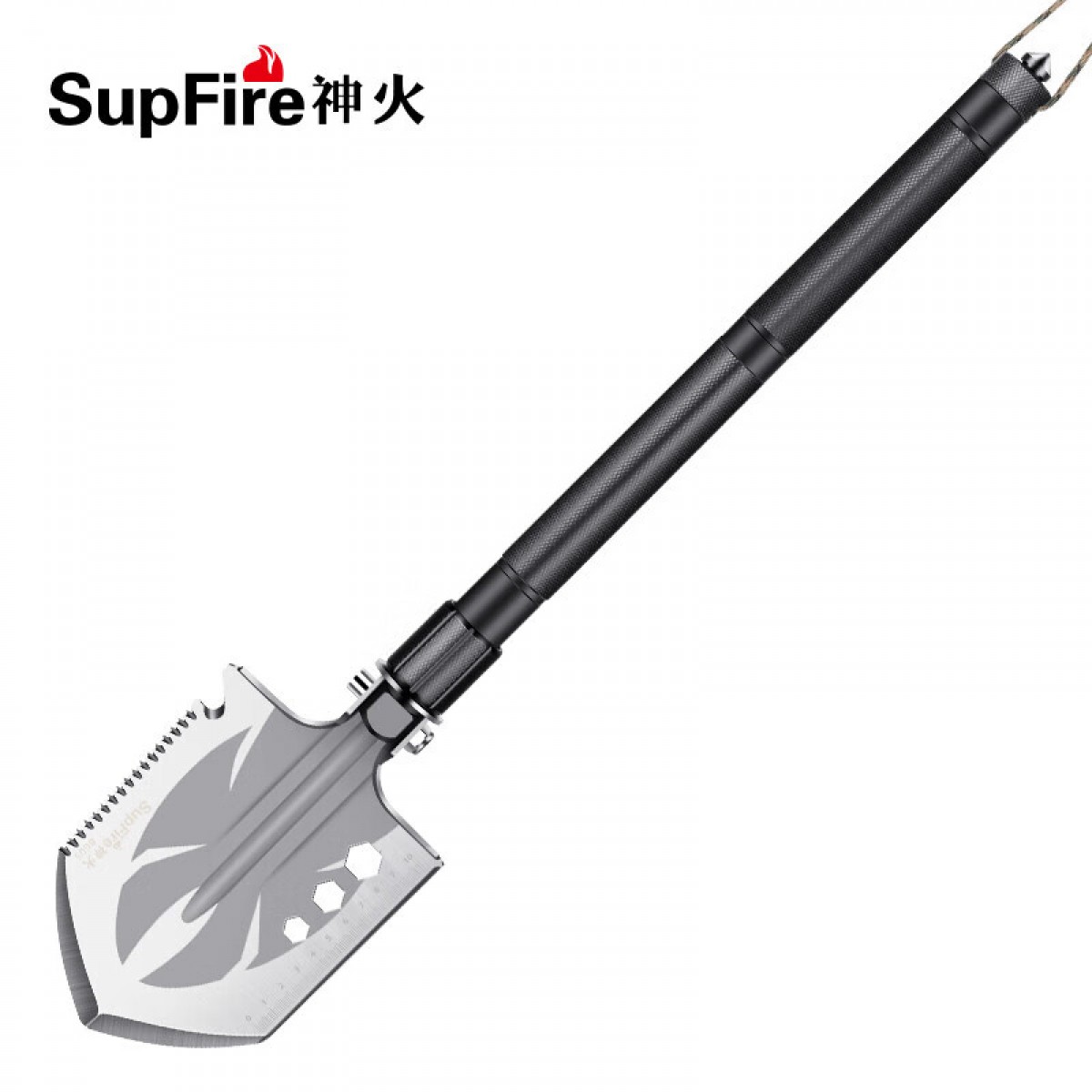 神火 （supfire）BG05多功能户外工兵铲铁锹锰钢兵工铲折叠野外铲子军工铲用品 BG05-2节 单位：个