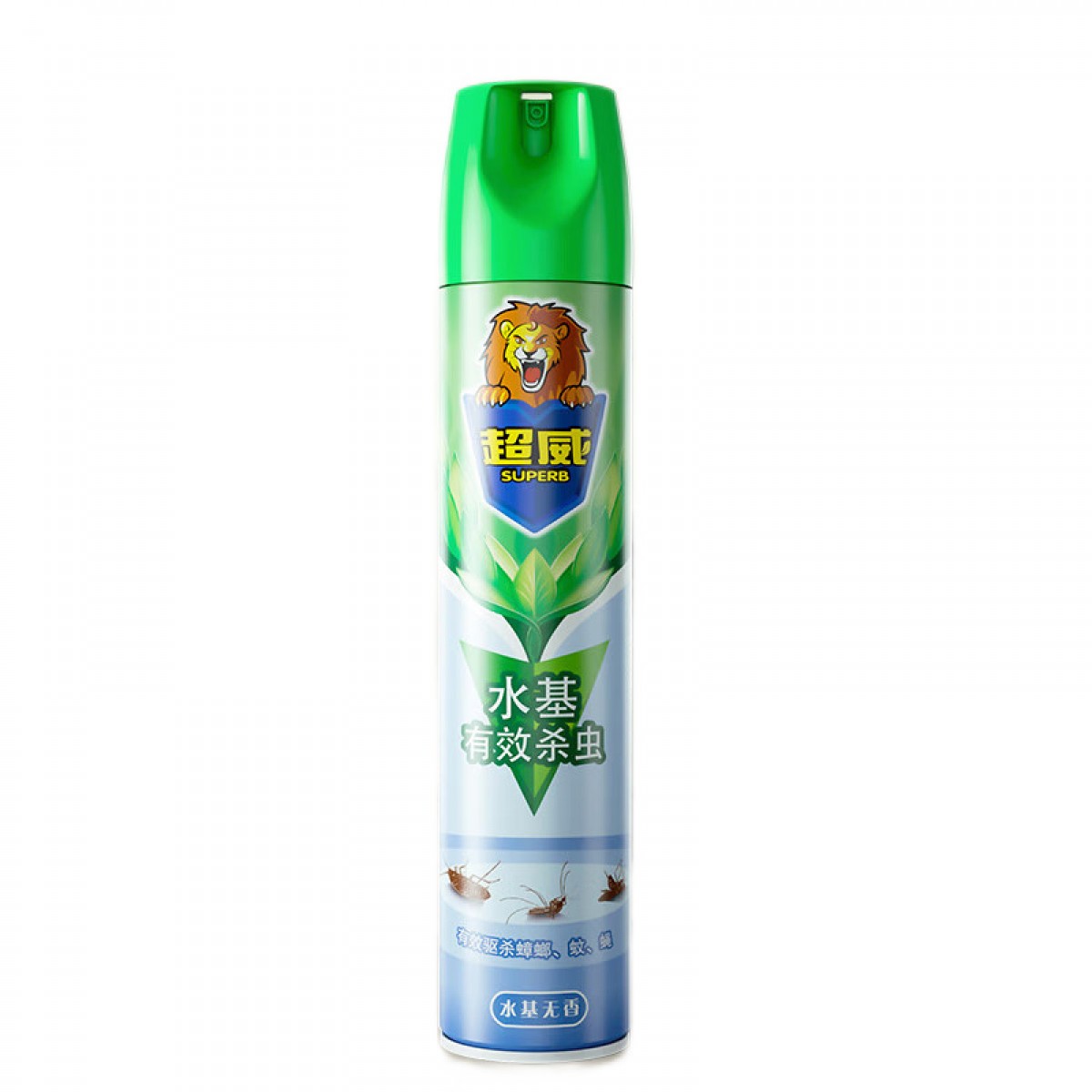 超威 杀虫剂喷雾蟑螂药苍蝇药蚊子药杀虫气雾剂500ml水基无香 单位：瓶