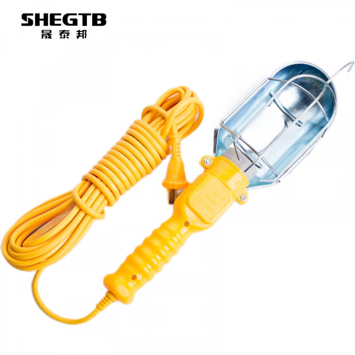 晟泰邦 便携检修led移动工作灯220转12V24V36V工地仓库手提安全低压行灯 10米黄色检修灯 单位：个