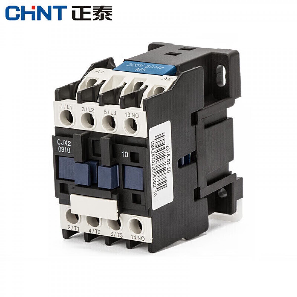 正泰（CHNT）CJX2-0910 220V交流接触器 9A接触式继电器 单位：个