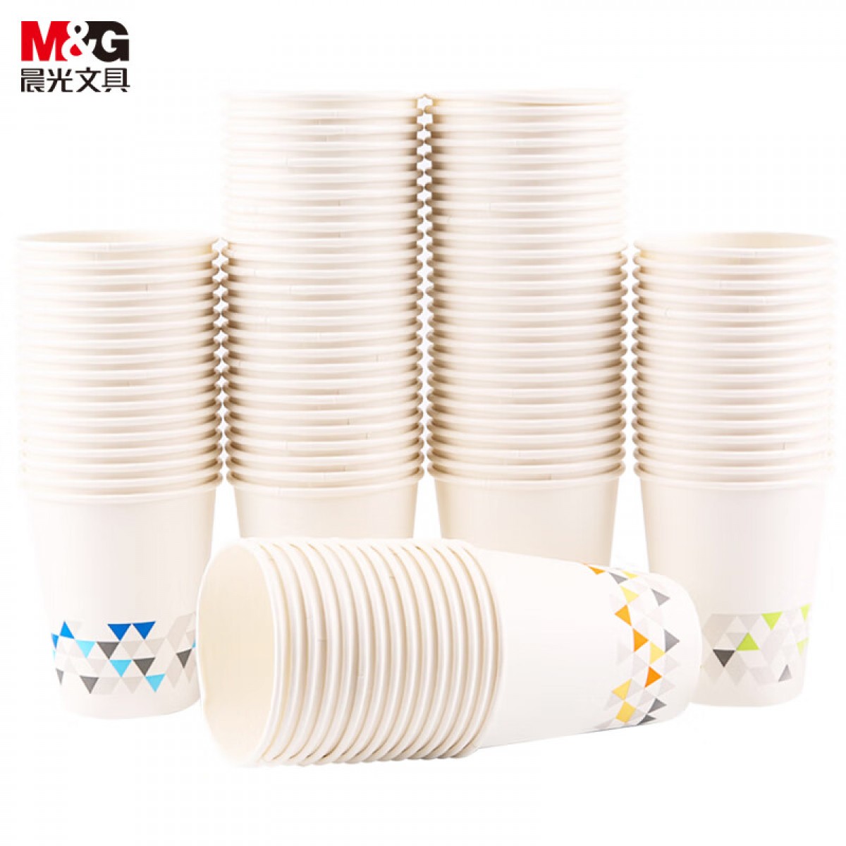 晨光(M&G)文具250ml加厚型纸杯 9盎司一次性水杯 商务办公茶水杯子 100只装ARC92515 单位：包