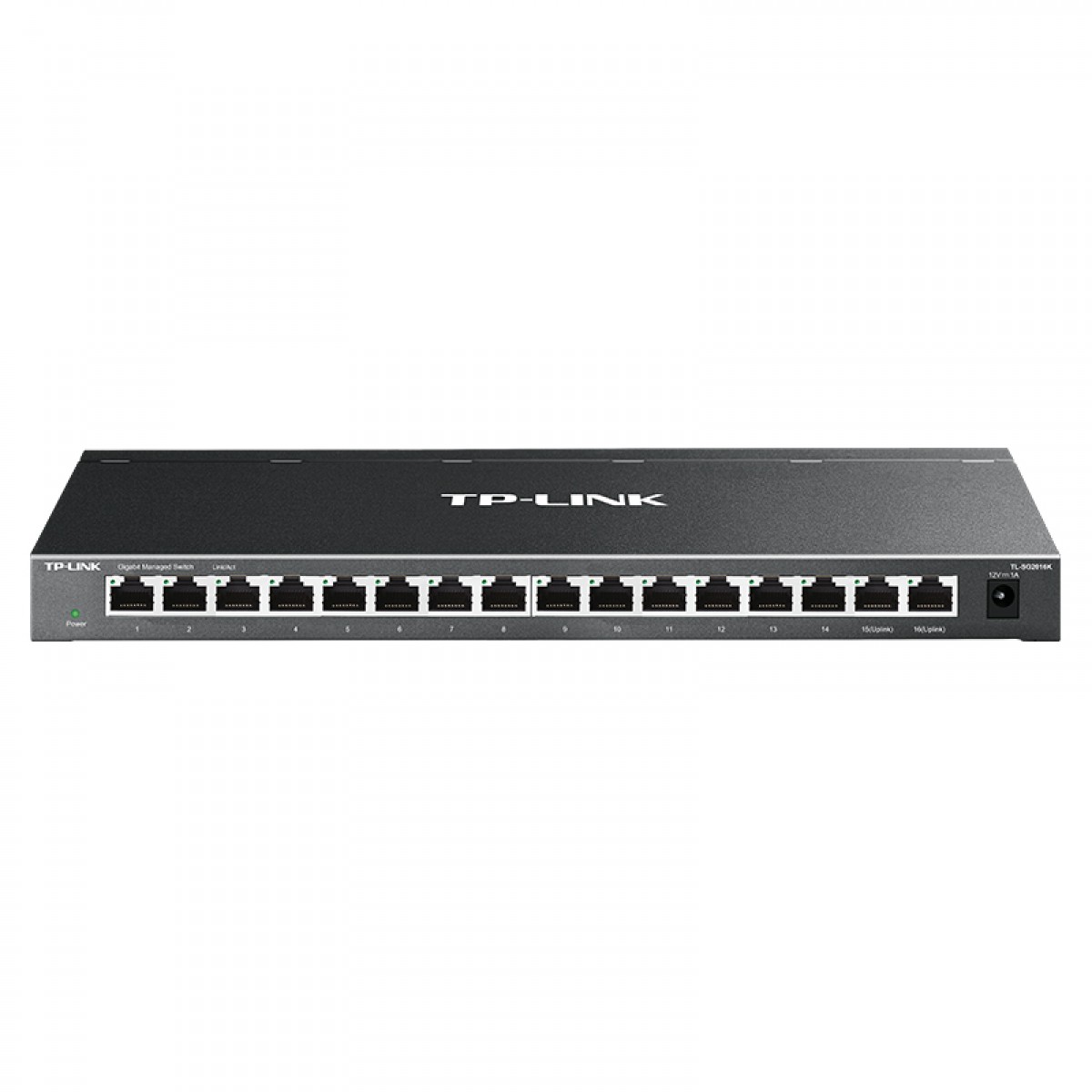 普联（TP-LINK）云交换TL-SG2016K 16口全千兆Web网管 云管理交换机 企业级交换器 监控网络网线分线器 分流器 单位：台