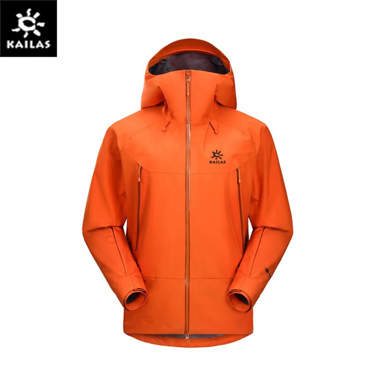 KAILAS凯乐石MONT-X全天候硬壳冲锋衣GTX 3L暴雨防水专业登山服 男女 KG2331111 氧化橙（尺码XS/S/M/L/XL/XXL）单位：件