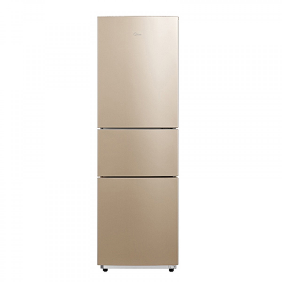 美的（Midea）213升三门三温区租房家用小冰箱三开门大容量中门软冷冻节能省电低音BCD-213TM(E)以旧换新 单位：台