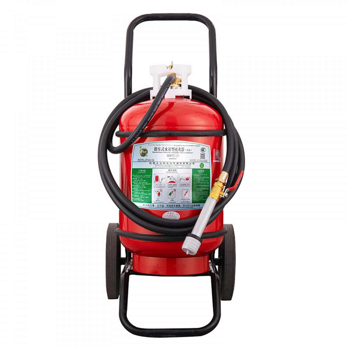 神龙推车式水基型（水雾）灭火器25升 车载商用灭火器25L MSWTZ/25 单位：具