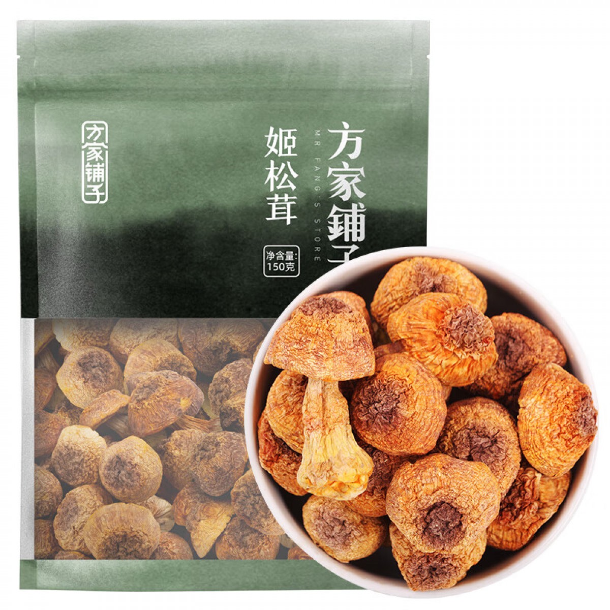 方家铺子 姬松茸150g/袋装 巴西菇煲汤菌菇火锅食材 单位：包