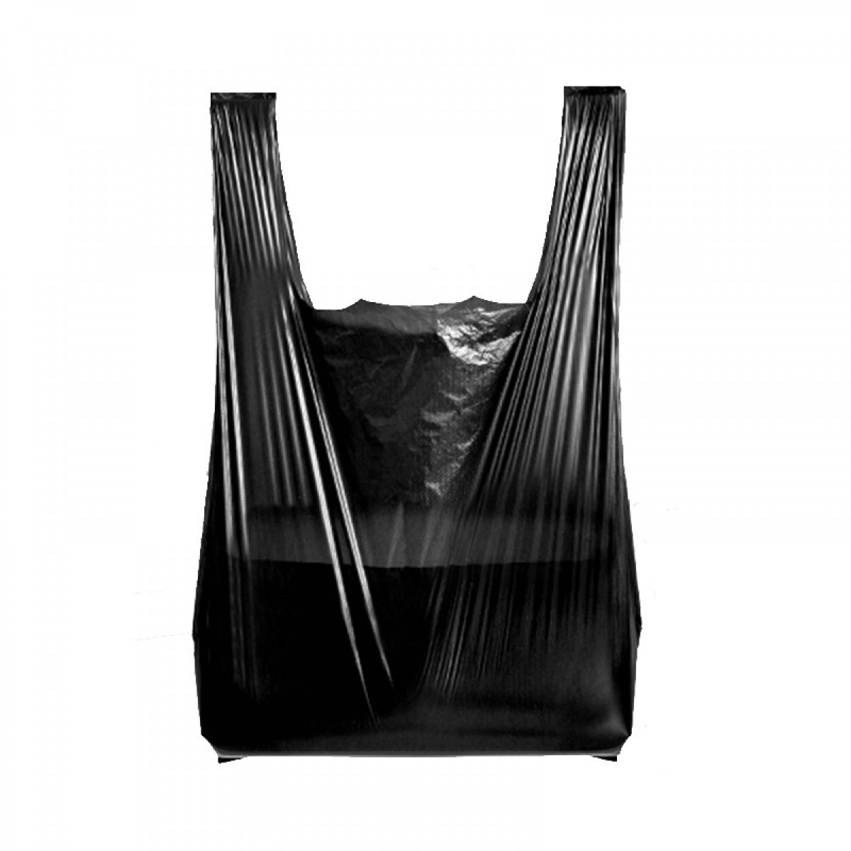 北奥（Beao）OK-S7 手提垃圾袋 60x110cm 50个一叠 大号手提式一次性加厚加大垃圾袋 背心式黑色垃圾袋 单位：叠