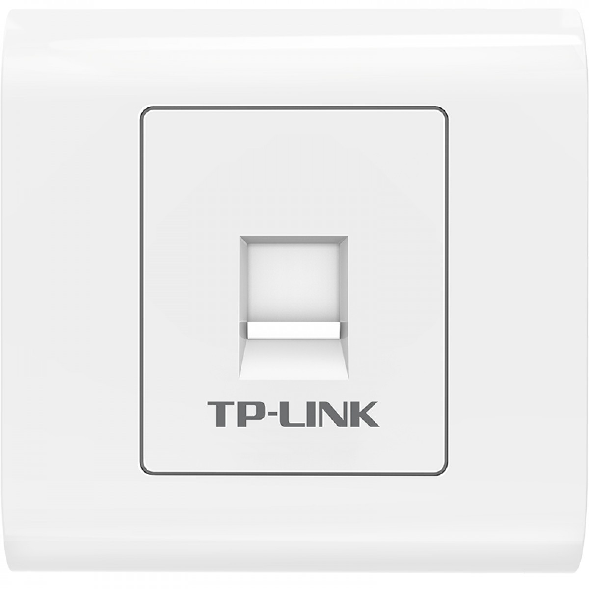 普联（TP-LINK）TL-EF601 单口网络信息面板 86型工程级电脑光纤宽带网线插座（集成六类非屏蔽免打信息模块）单位：个