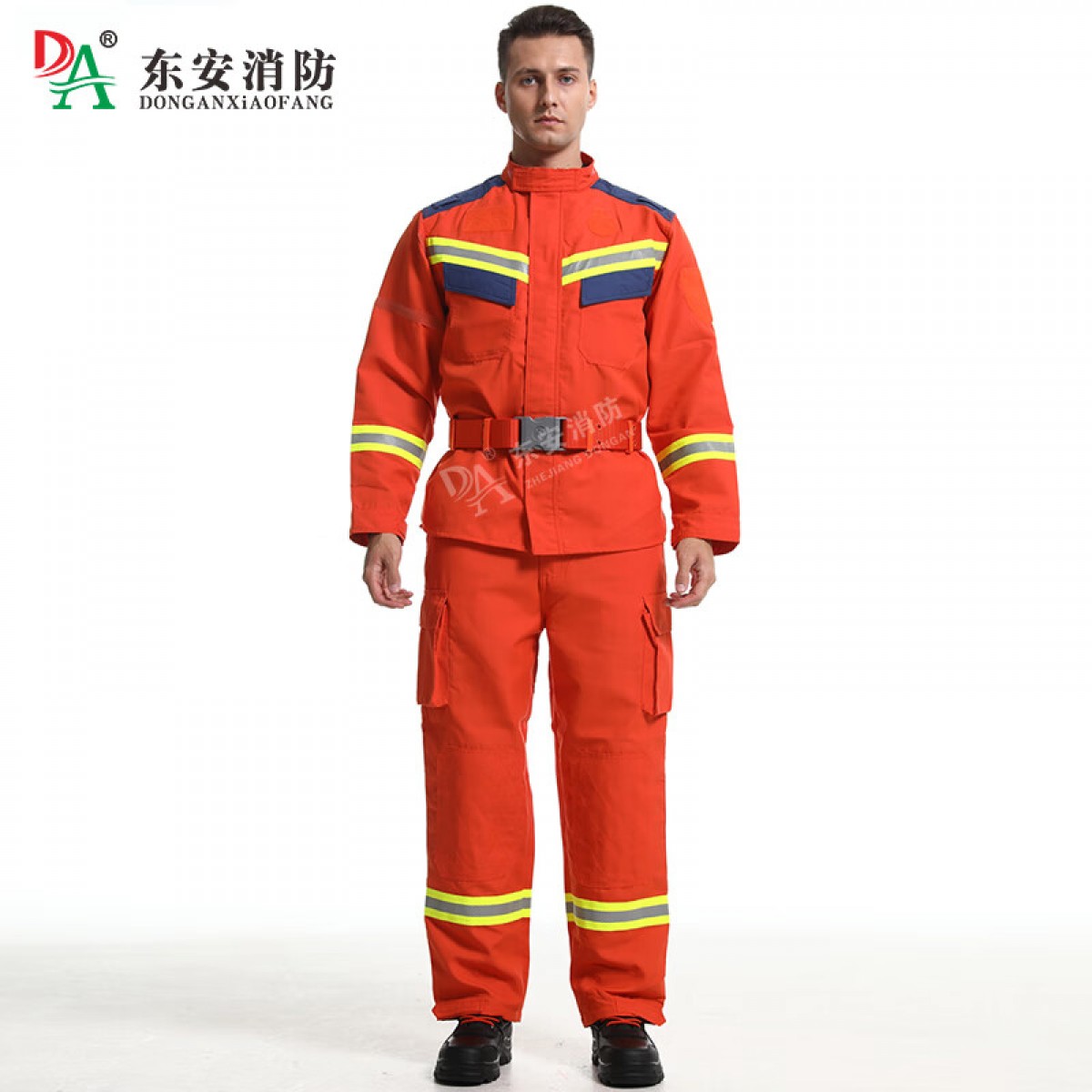 东安（DA）20式抢险救援服套装 作训服战斗服消防员战斗服 火灾抢险救援服 夏款 二件套185/XXL 单位：套