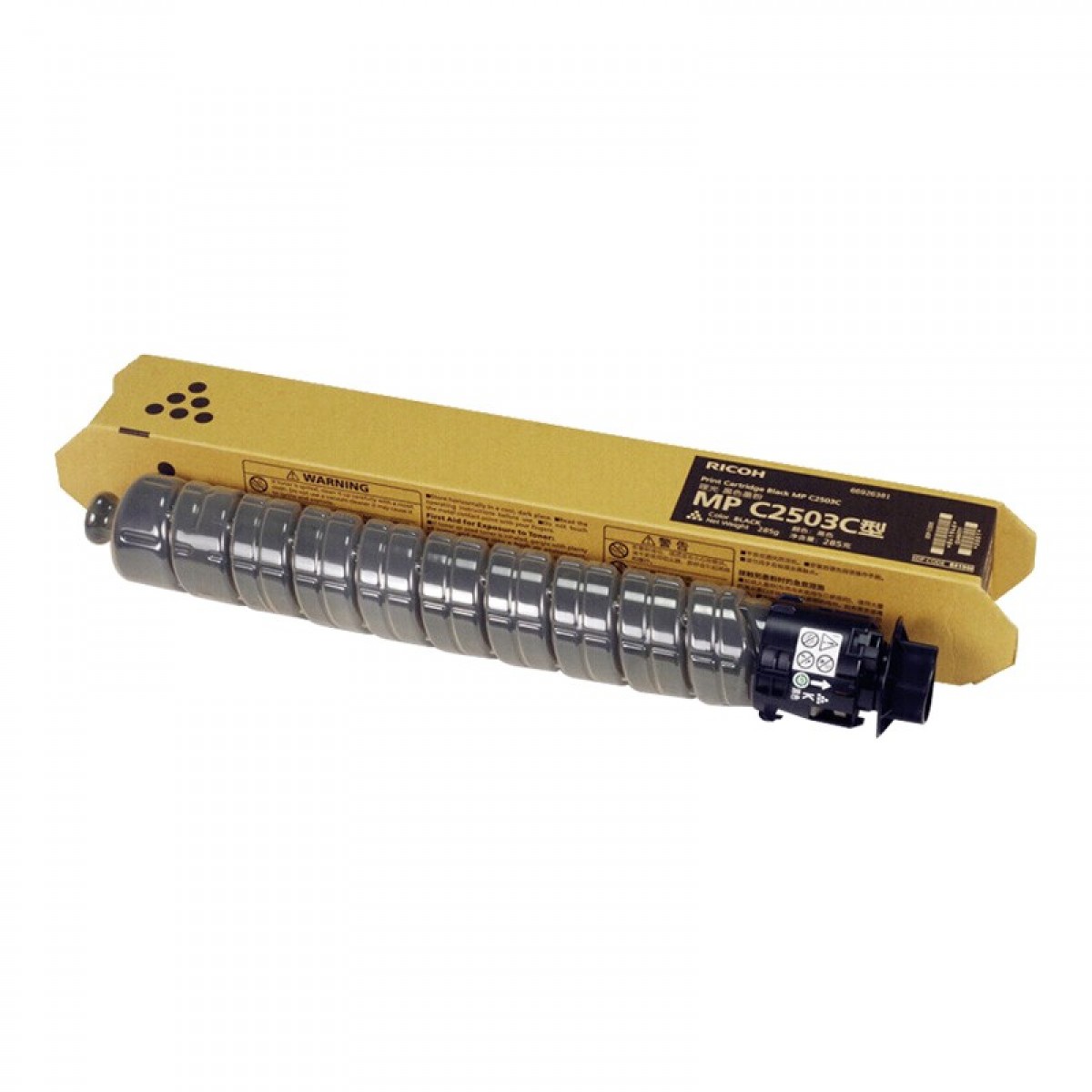 理光（Ricoh）MP C2503C 黑色标准容量墨粉 适用MP C2003/C2503/C2011/C2004/C2504   单位：只