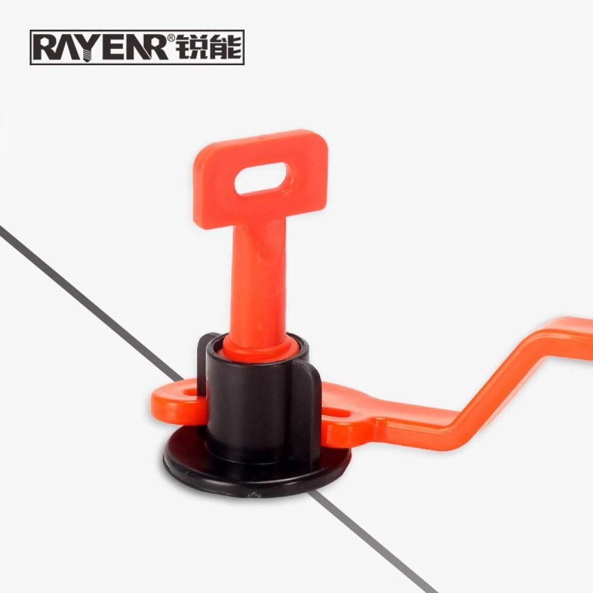 锐能 RAYENR 瓷砖找平器调平器可换针循环贴地砖墙砖调平卡子铺砖定位神器泥瓦工辅助工具（50个/包） 861003 单位：包