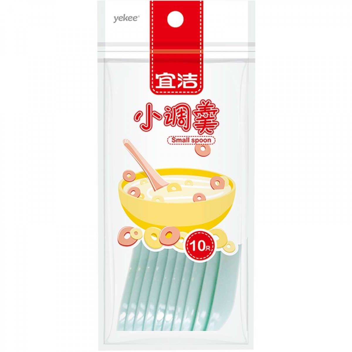 宜洁（yekee） 勺子一次性小调羹 10只 Y-9413 单位：包