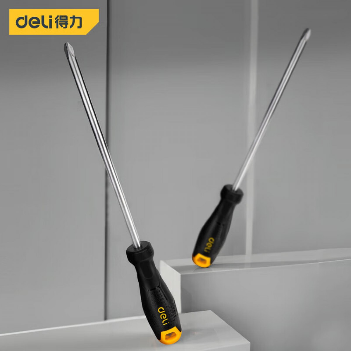 得力（deli）得力工具DL626250十字螺丝批ph2x250mm(黄)(把) 单位：把