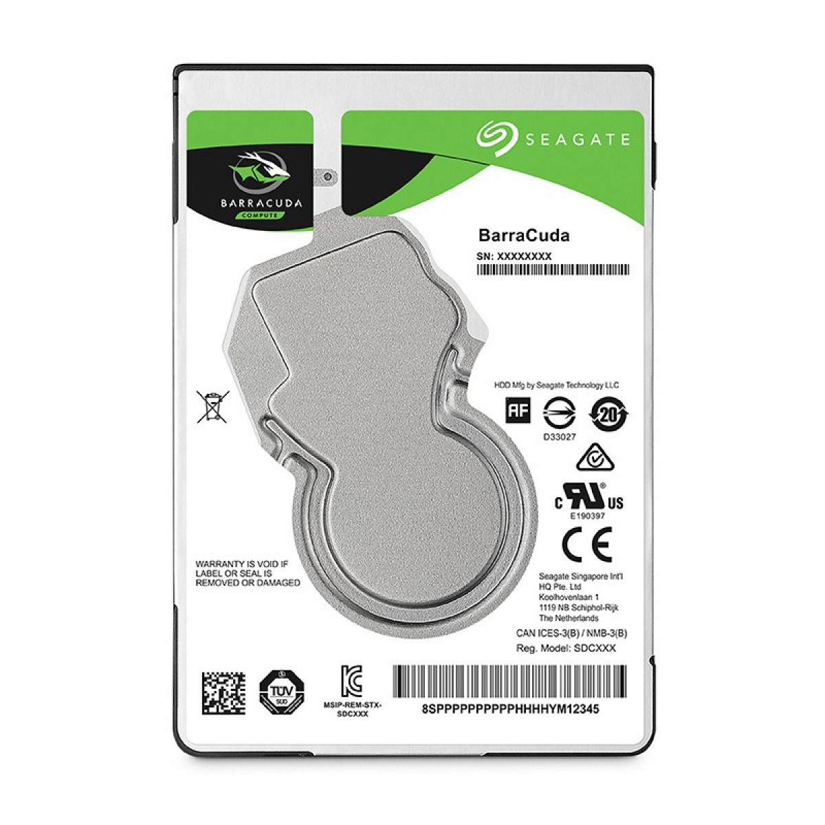希捷（SEAGATE） 笔记本硬盘 酷鱼机械硬盘一体机 2.5英寸 SATA3.0 128MB 【ST1000LM048】1TB 单位：个