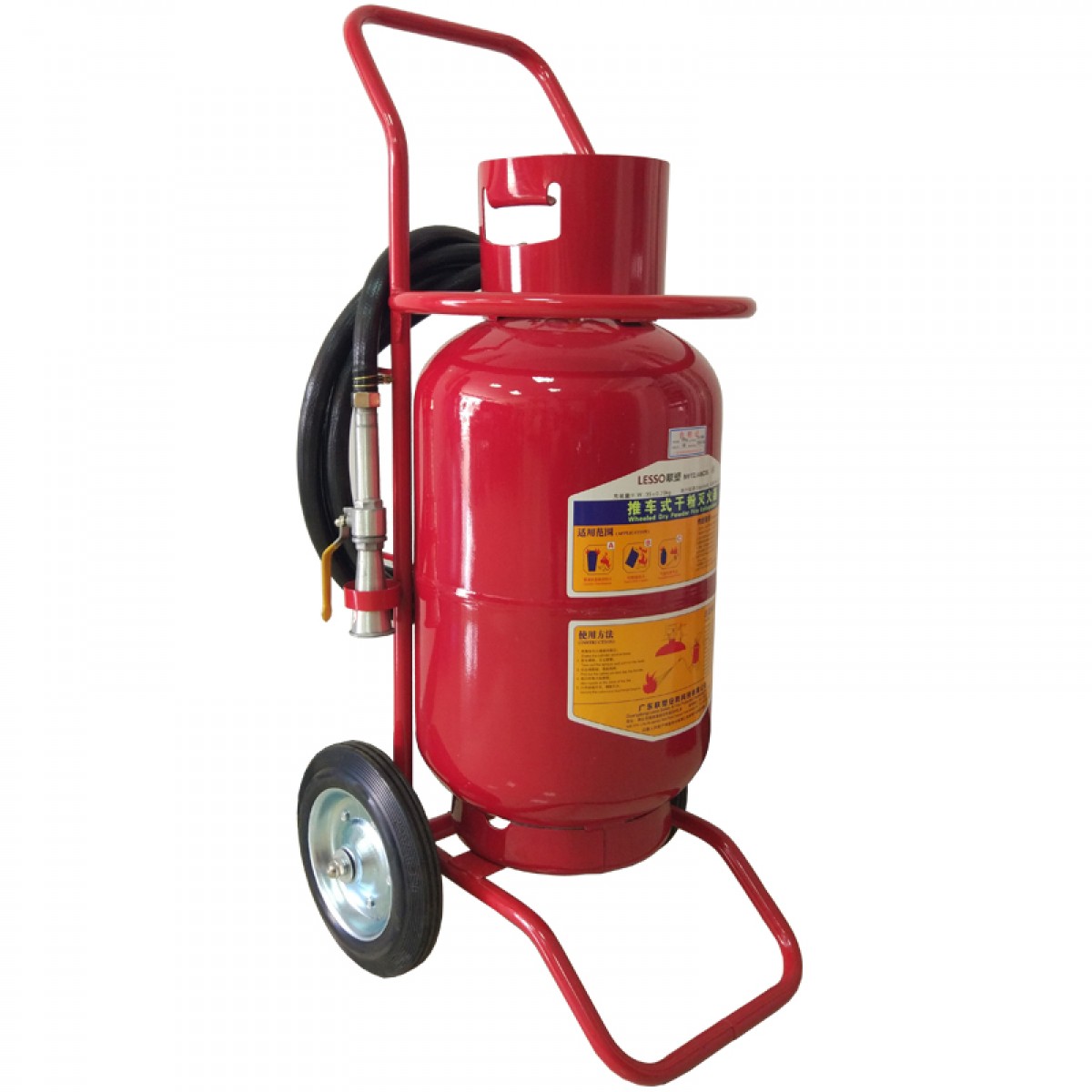 联塑（LESSO）灭火器 MFTZ/ABC30A 推车式干粉灭火器30Kg 商用公司厂房灭火器30公斤 带3C认证标记 单位：个