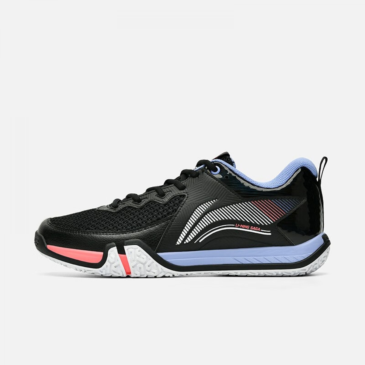 李宁（LI-NING）2023新品羽毛球鞋贴地飞行Ⅱ LITE男女运动鞋减震回弹 AYTT003-1黑色/标准白（36-45码可选 下单备注）单位：双