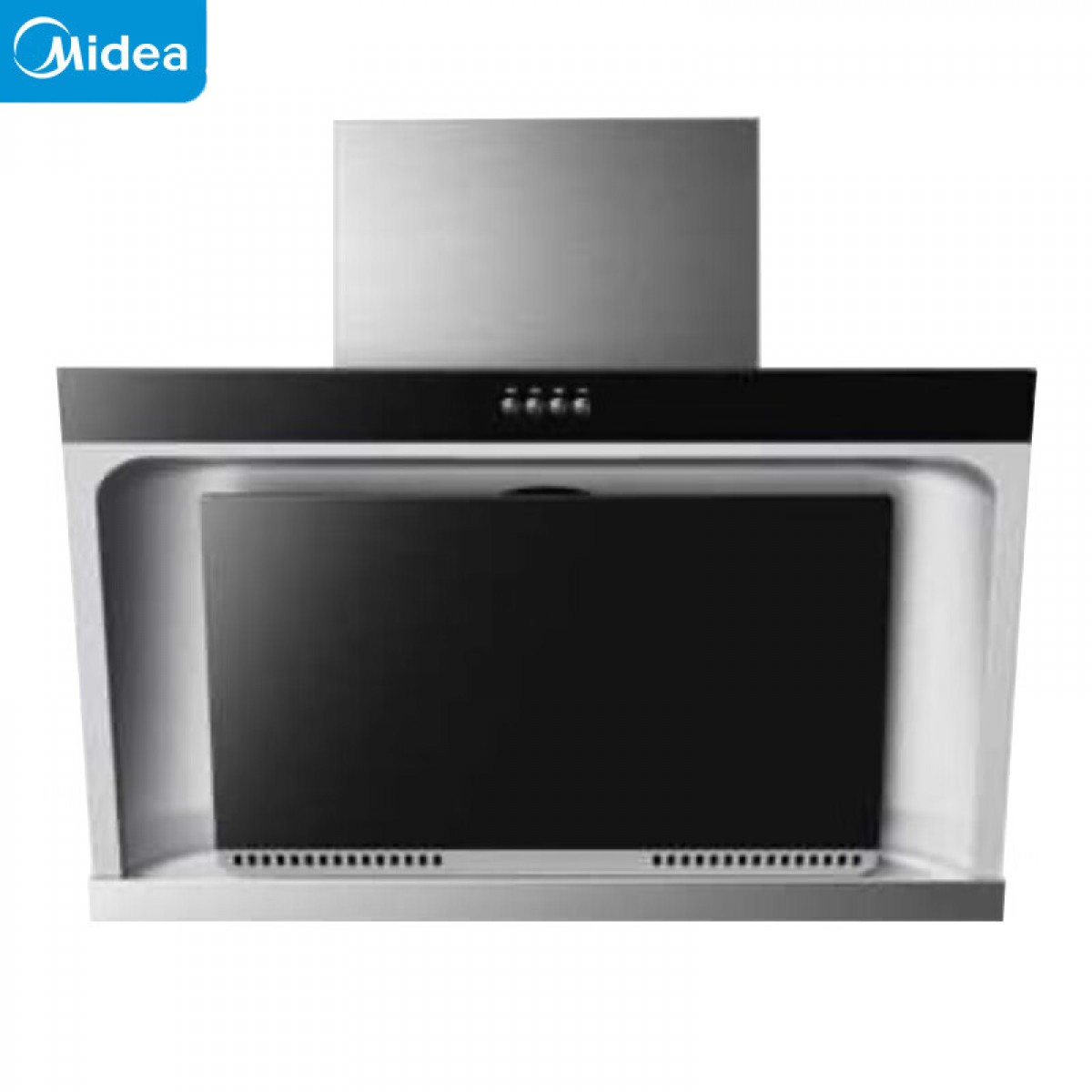 美的(Midea) CXW-200-JMY1 油烟机 侧吸型烟机 按键 冷轧板喷涂+玻璃 单位：台