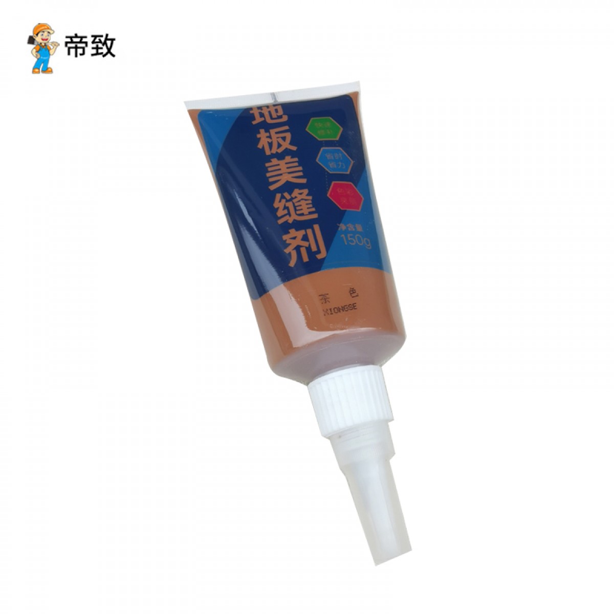 帝致木地板美缝剂木地板缝隙修补膏填缝剂地板接缝填充补缝膏木器家具腻子膏木器修补膏复合地板防尘防水抗裂 150g纯白色 1支 单位：支
