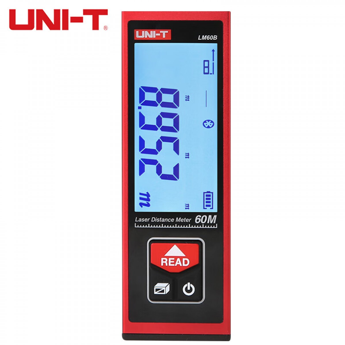 优利德（UNI-T）LM60B激光测距仪红外线电子尺高精度装修量房仪蓝牙APP知户型60米 单位：个