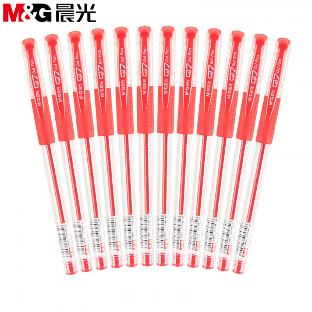 晨光碳素笔Q7 子弹头碳素笔 0.5mm 黑色碳素笔Q7/支（Q7 0.5mm 红色） 单位：支
