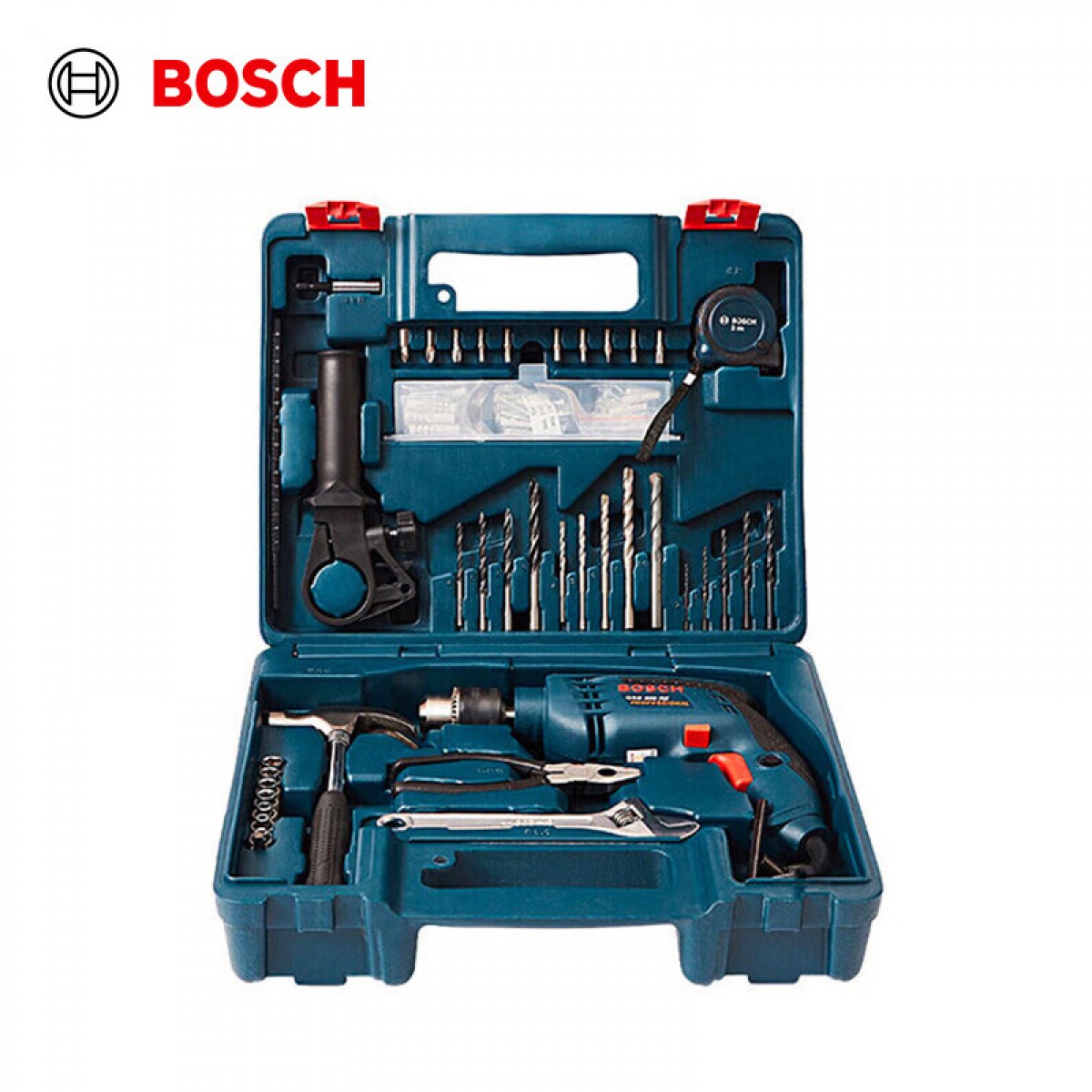 博世（BOSCH）GSB 600 RE 13毫米600瓦手电钻电动工具箱 多功能冲击钻套装 单位：套