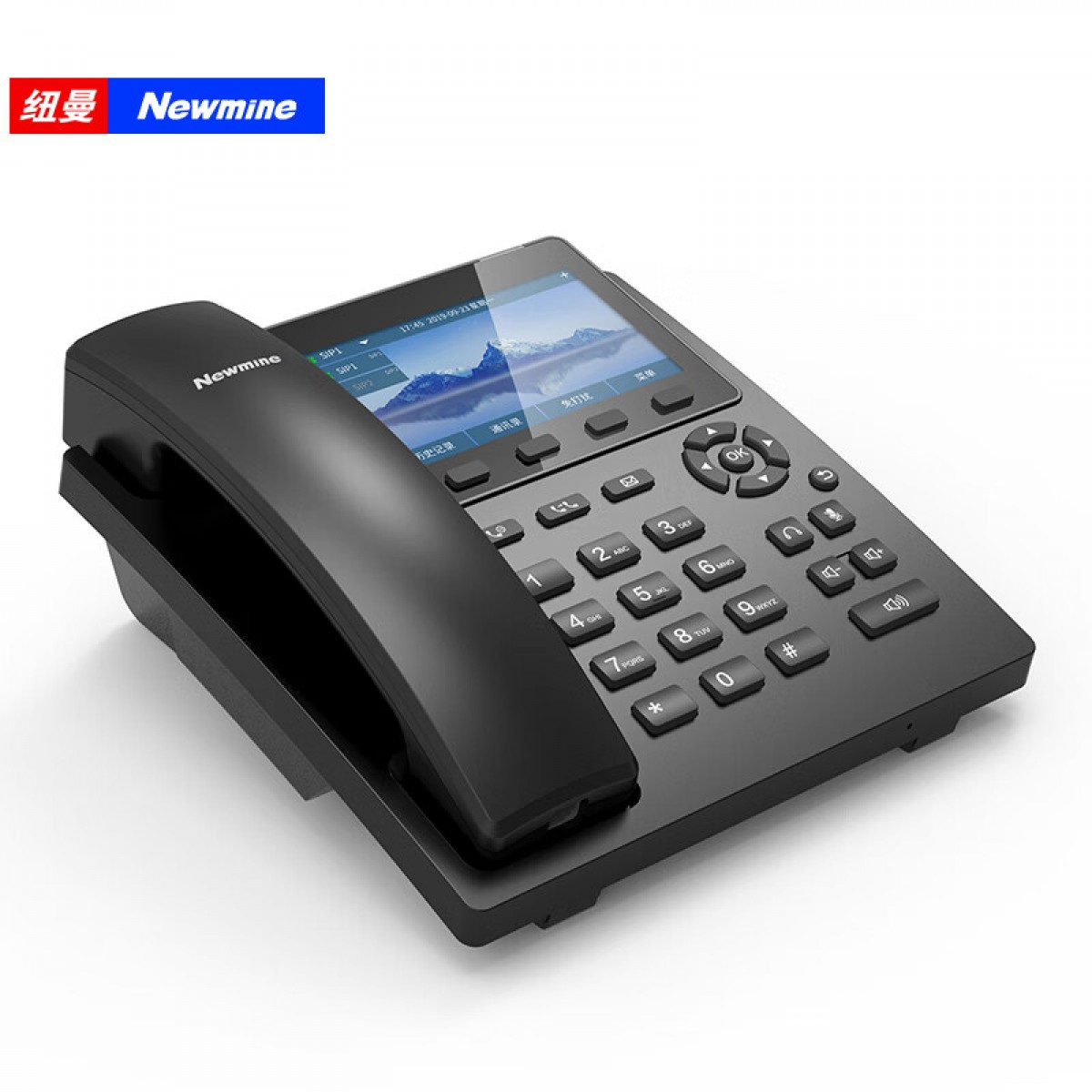 纽曼(Newmine)HL2008TSD-9083(R) IP录音电话机座机 网络办公固话 商务座机 同步通讯录  单位：台