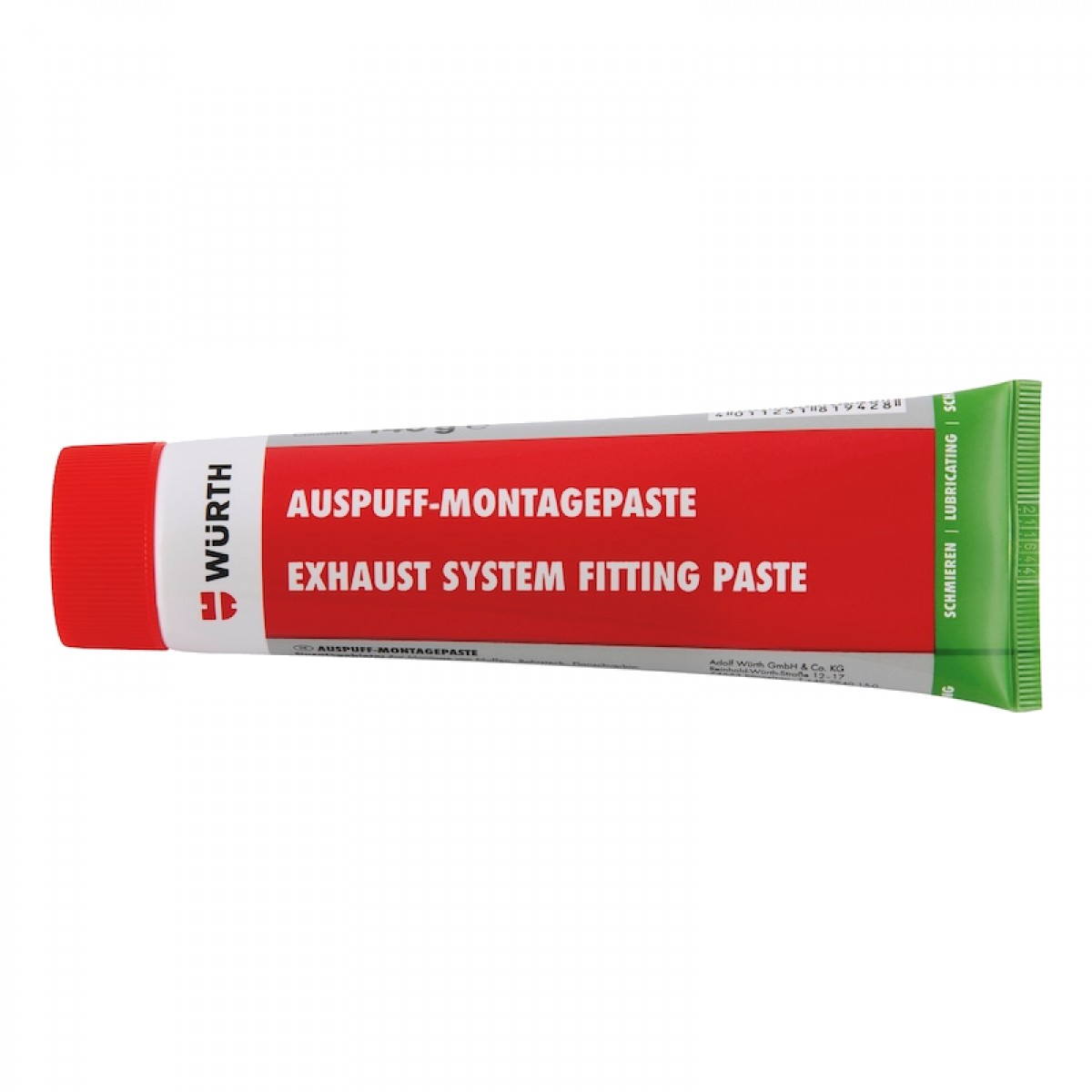 伍尔特（WURTH）0890100045 排气管装配膏 140G, 5个/包，结合膏 单位：包