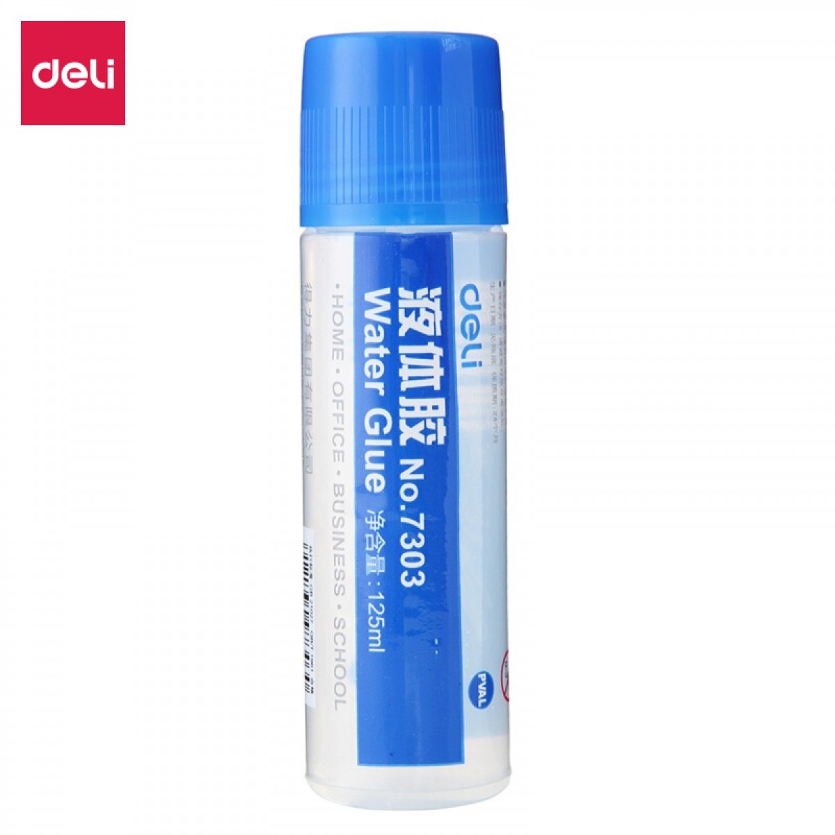 得力(deli)125ml高粘度普通实用型液体胶水 单瓶装 办公用品 7303 单位：瓶