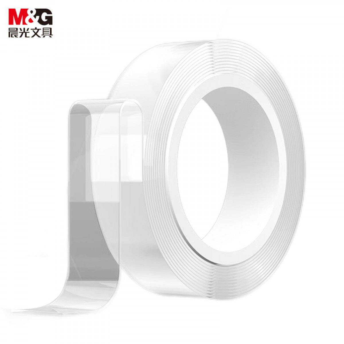 晨光(M&G)文具30mm*3m*1mm无痕纳米双面胶带 透明防水胶 抖音同款强力固定贴AJD957F1 单位：卷