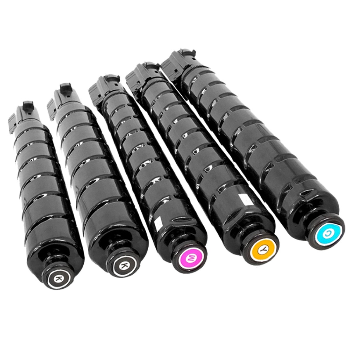 京呈适用佳能复印机NPG-67粉盒C3020碳粉C3520 C3222L墨盒c3226墨粉3025 NPG-67黑色2支+青黄红各1支（大容量）单位：套