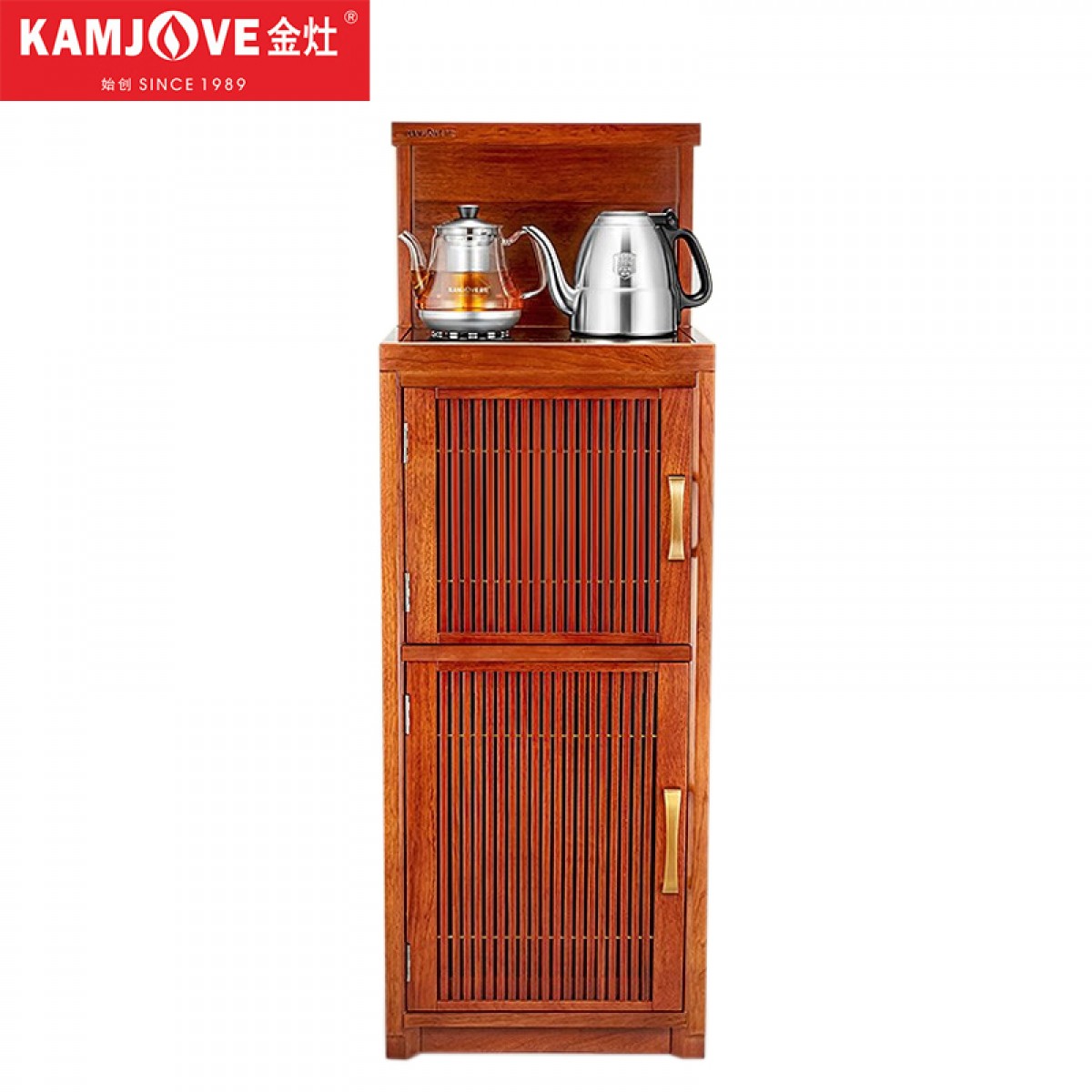 金灶（KAMJOVE） 多功能茶台 茶吧机全自动办公室恒温桶装水饮水机 家用茶具套装 KW-9000  单位：套